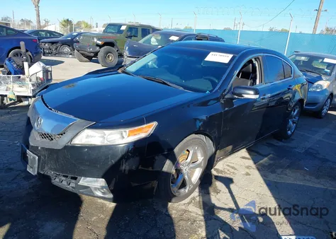 2010 Acura Tl 3.7 из США, поврежденный, VIN 19UUA9F59AA003692